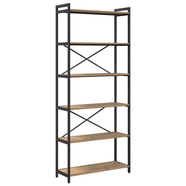 vidaXL Étagère Chêne artisanal 40 x 30 x 85 cm Bois d'ingénierie