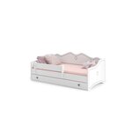 Lit enfant Emma + tiroir de rangement 160 cm avec matelas