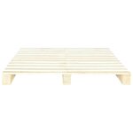 vidaXL Cadre de lit de palette 140x200 cm bois de pin massif