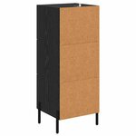vidaXL Buffet Chêne noir 34 x 34 5 x 90 cm Bois d'ingénierie