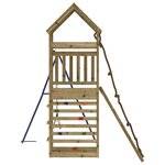 vidaXL Aire de jeux d'extérieur bois de pin imprégné