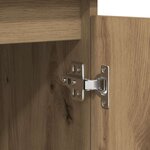 vidaXL Buffet et tiroirs chêne artisanal 100 5x35x76cm bois ingénierie