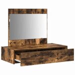 vidaXL Table de Toilette Marron 83 x 40 x 70 cm Bois d'ingénierie