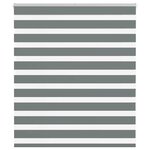 vidaXL Store zèbre gris foncé largeur du tissu 130 9 cm polyester