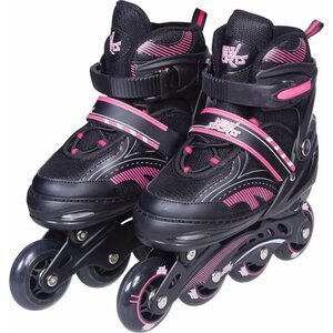 Vedes 73421951 - New Sports Inline Skate ABEC 7 noir rose  Taille 39 - 42