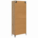 vidaXL Haut Armoire Chêne artisanal 69 5 x 34 x 180 cm