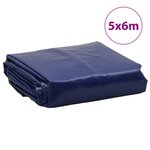 vidaXL Bâche bleu 5x6 m 650 g/m²