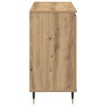Buffet vidaXL avec portes et tiroirs Chêne Artisan 101 5x35x70 cm