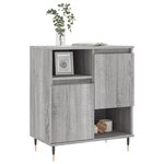 vidaXL Buffet Sonoma gris 60x35x70 cm Bois d'ingénierie