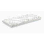 Dallas Lit ZH 90X200cm Naturel + Matelas Basic Cool 200x90cm epaisseur 10cm