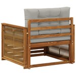 vidaXL Sofa de milieu extérieur Naturel