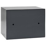 vidaXL Coffre-fort numérique électronique Gris Foncé 23x17x17 cm Acier
