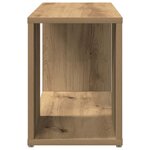 vidaXL Meuble TV chêne artisanal 60x24x32 cm bois d'ingénierie