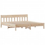 vidaXL Cadre de lit sans matelas 200x200 cm bois massif de pin