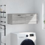 vidaXL Armoire murale sonoma gris 100x36 5x35 cm bois d'ingénierie