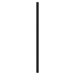 vidaXL Tête de lit métal noir 135 cm