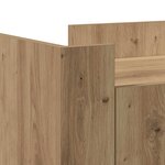 vidaXL Buffet Chêne artisanal 45 x 35 x 75 cm Bois d'ingénierie