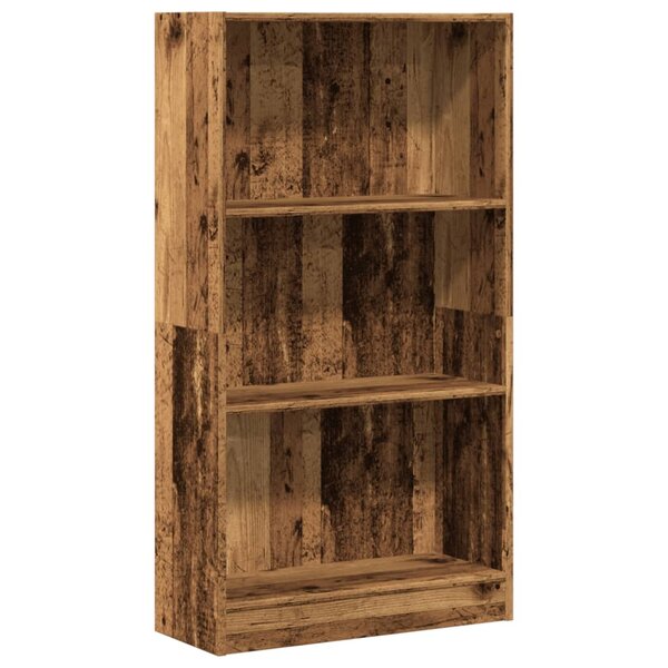 vidaXL Bibliothèque vieux bois 60x24x109 cm bois d'ingénierie