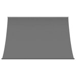 vidaXL Auvent Gris clair 400 x 150 cm