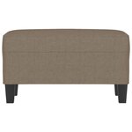 vidaXL Banc Taupe 70x35x41 cm Tissu