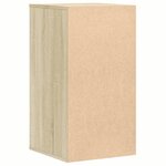 vidaXL Commode d'angle chêne sonoma 40x41x76 cm bois d'ingénierie