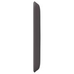 vidaXL Oreille de tête de lit 2 Pièces Gris 40 x 16 x 5 cm