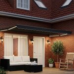 vidaXL Auvent rétractable électrique Anthracite 4 5 × 3 m