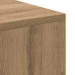 vidaXL Bureau chêne artisanal 102 x 50 x 75 cm Bois d'ingénierie
