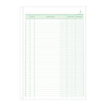 Manifold 'Recettes-Dépenses' 297 x 210 mm 50 feuillets dupli EXACOMPTA