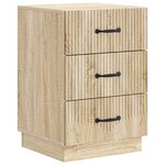 vidaXL Cabinet de chevet Chêne Sonoma 43 x 41 x 63 5 cm