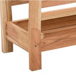 vidaXL Porte-revues 40x26 5x38 5 cm Bois massif de noyer
