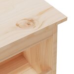 vidaXL Banc d'entrée 160x28x45 cm bois de pin massif