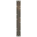 vidaXL Pieds de table à manger 2 pièces Acier naturel 70 x (72-73 3) cm Acier