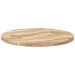 vidaXL Dessus de table rond Ø90x4 cm bois massif d'acacia