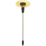 Decoration lumineuse solaire forme tournesol 44 cm GALIX