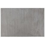 vidaXL Tapis de surface HUARTE Gris 170 x 120 cm Polyester