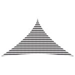 vidaXL Voile d'ombre 3 5 x 3 5 x 4 9 m HDPE Triangulaire