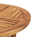 vidaXL Ensemble à manger de jardin 3 Pièces Bois d'acacia solide