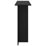 vidaXL Table console Chêne noir 100 x 30 x 75 cm Bois d'ingénierie