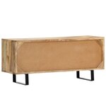 vidaXL Meuble TV 90x30x40 cm Bois de manguier massif