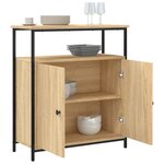vidaXL Buffet chêne sonoma 70x30x80 cm bois d'ingénierie