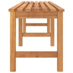 vidaXL Banc de jardin 180 cm bois de teck solide