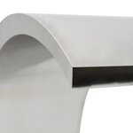 vidaXL Fontaine de piscine 22x60x70 cm acier inoxydable 304