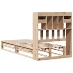 vidaXL Lit bibliothèque sans matelas 100x200 cm bois massif de pin