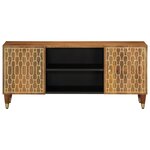 vidaXL Meuble TV 105x33x46 cm Bois massif de manguier