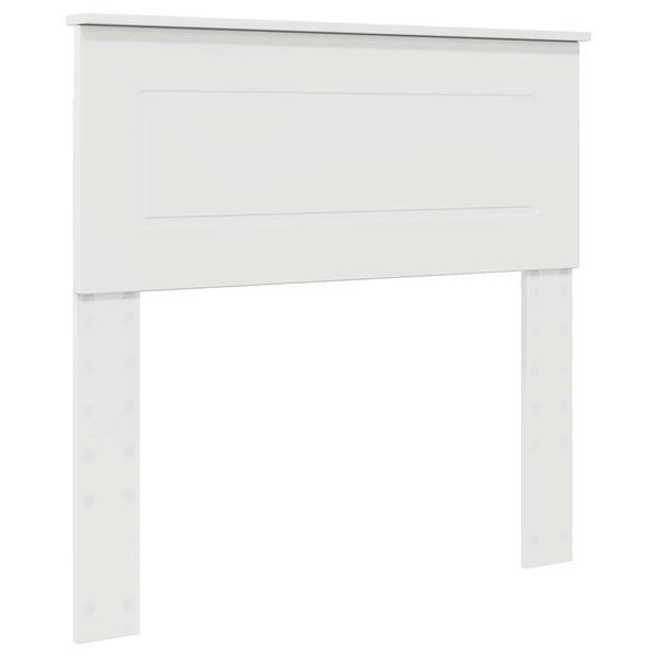 vidaXL Tête de lit Blanc Brillant 75 cm Bois d'ingénierie