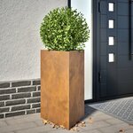vidaXL Jardinière triangulaire acier résistant aux intempéries