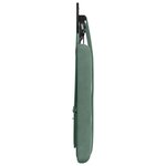 vidaXL Tête de lit suspendue Avec lumière LED Vert Mer Velours