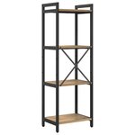 vidaXL Bibliothèque chêne artisanal 40 x 30 x 118 cm Bois d'ingénierie