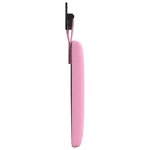 vidaXL Tête de lit suspendue Rose Tissu